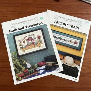 2 Railroad Themed Cross Stitch Patterns Patricia Gaskin